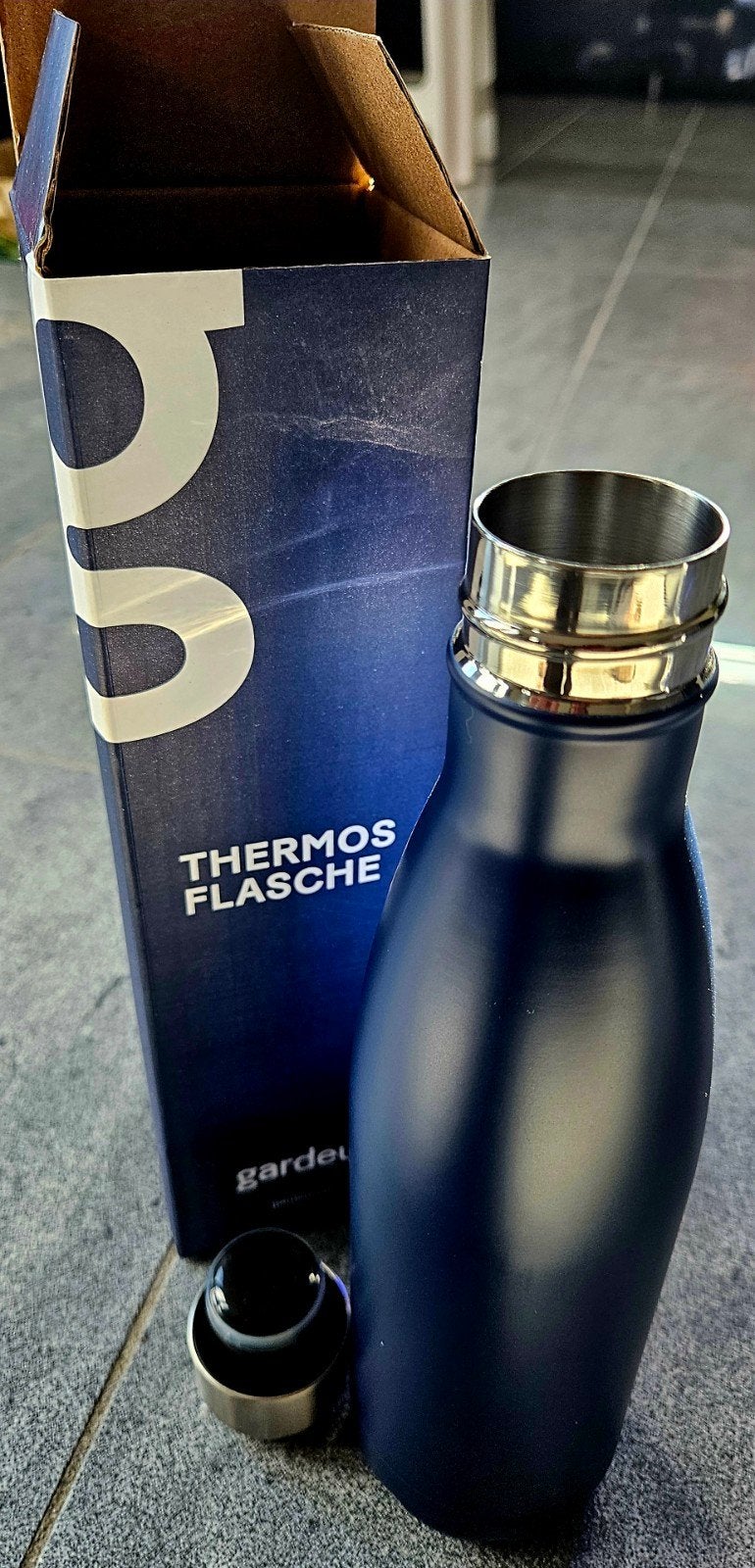 Thermosfles Bidon van Gardeur. Nieuw.
Verzendkosten koper, Ophalen of Verzenden, Nieuw