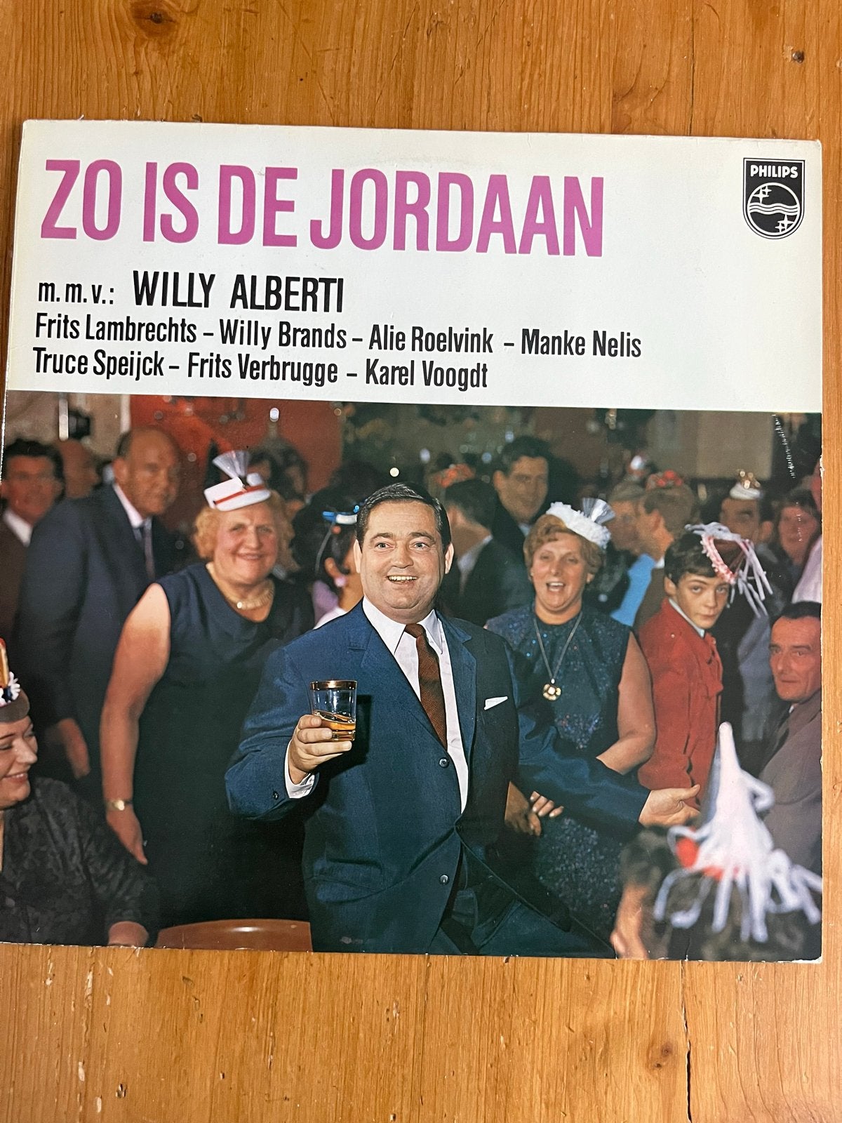 Willy Alberti - Zo is de Jordaan LP (Philips, Stereo), Cd's en Dvd's, Vinyl | Nederlandstalig, LP, Gebruikt, Ophalen of Verzenden
