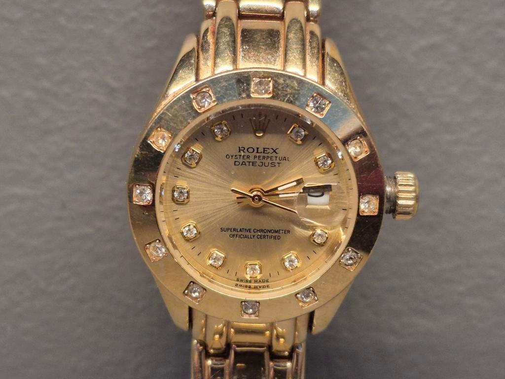 Rolex dameshorloge Automaat, Sieraden, Tassen en Uiterlijk, Horloges | Dames, Ophalen of Verzenden, Staal, Rolex
