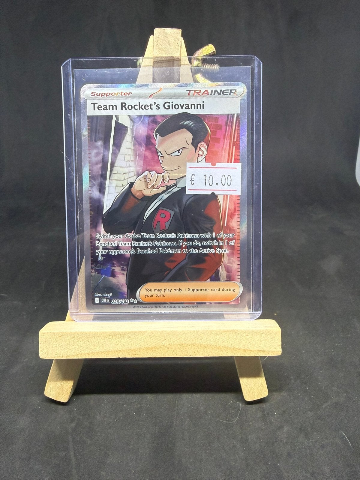 Team rocket’s giovanni dri 225/182 nm/nm, Ophalen of Verzenden, Zo goed als nieuw