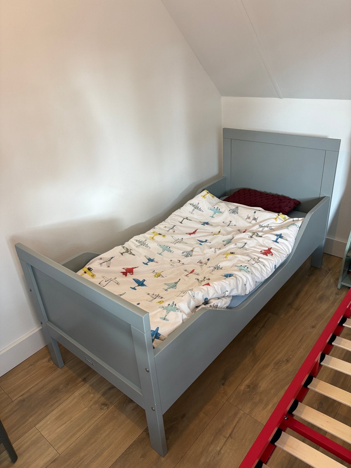 Bopita Romi peuterbed 70x145 - incl. matras, Ophalen, 70 tot 85 cm, 140 tot 160 cm, Zo goed als nieuw