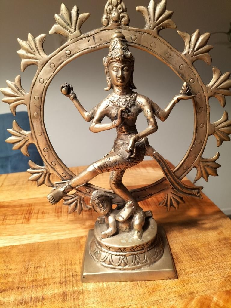 Shiva Nataraja beeld - Dansende Shiva - Brons, Ophalen of Verzenden