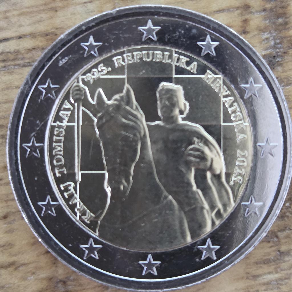 Kroatië '25 Koninkrijk Kroatië  | Meerdere direct beschikbaa, Ophalen of Verzenden, Overige landen, 2 euro, Losse munt