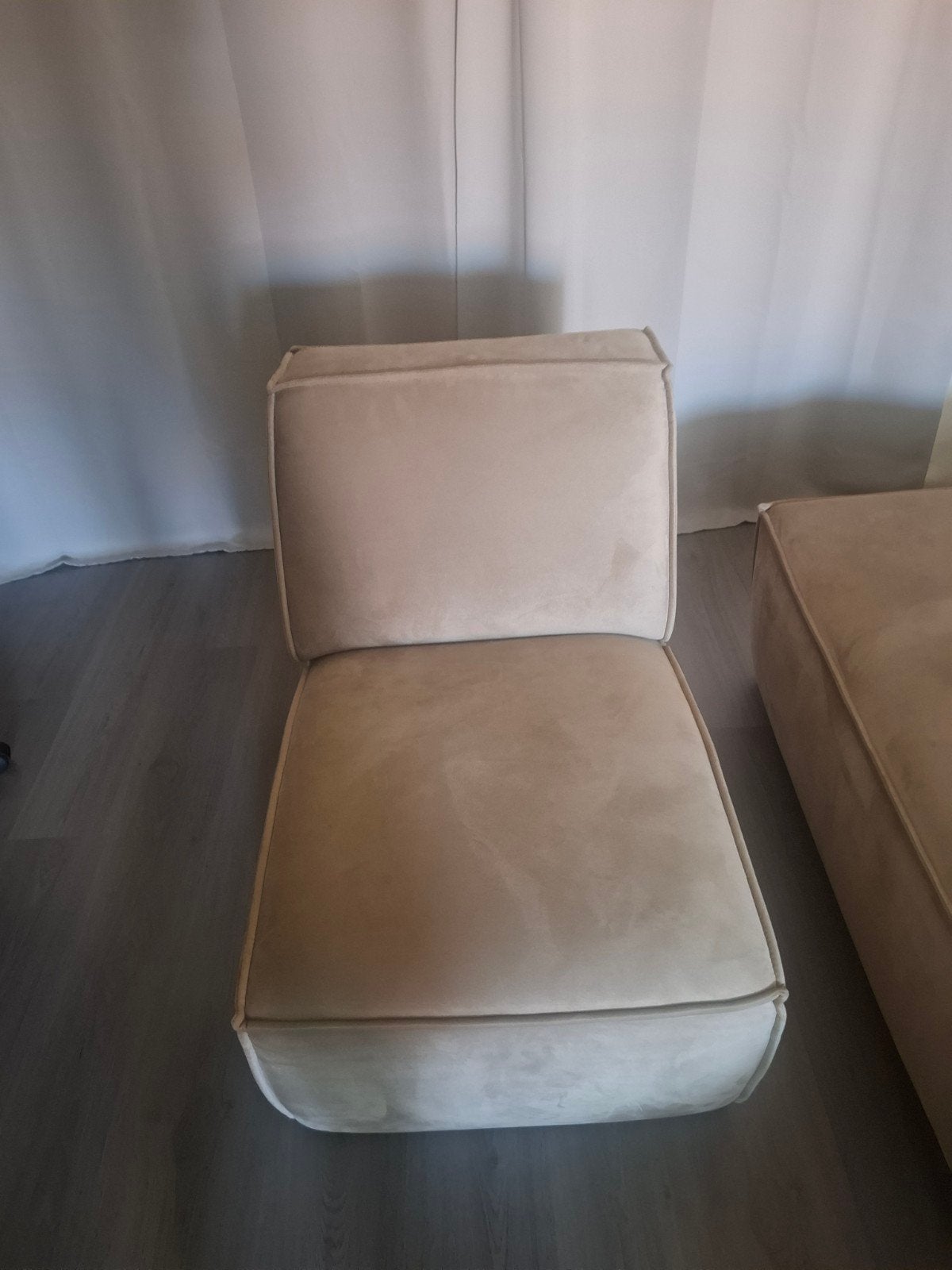 modulaire bank velvet stof, Ophalen of Verzenden, Stof