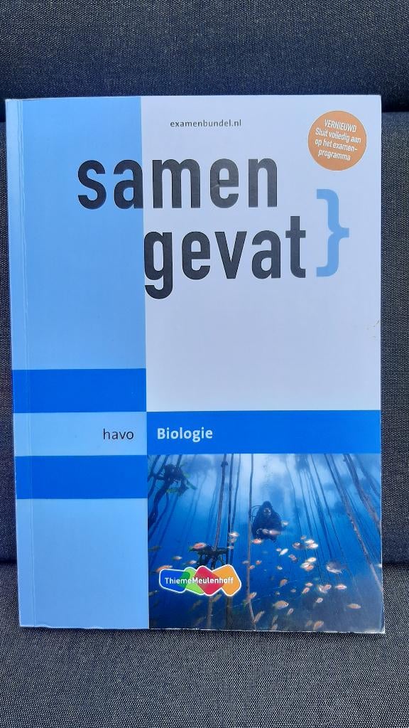 Samengevat biologie examenbundel uit 2023 ALS NIEUW, Ophalen, Biologie, Zo goed als nieuw, HAVO