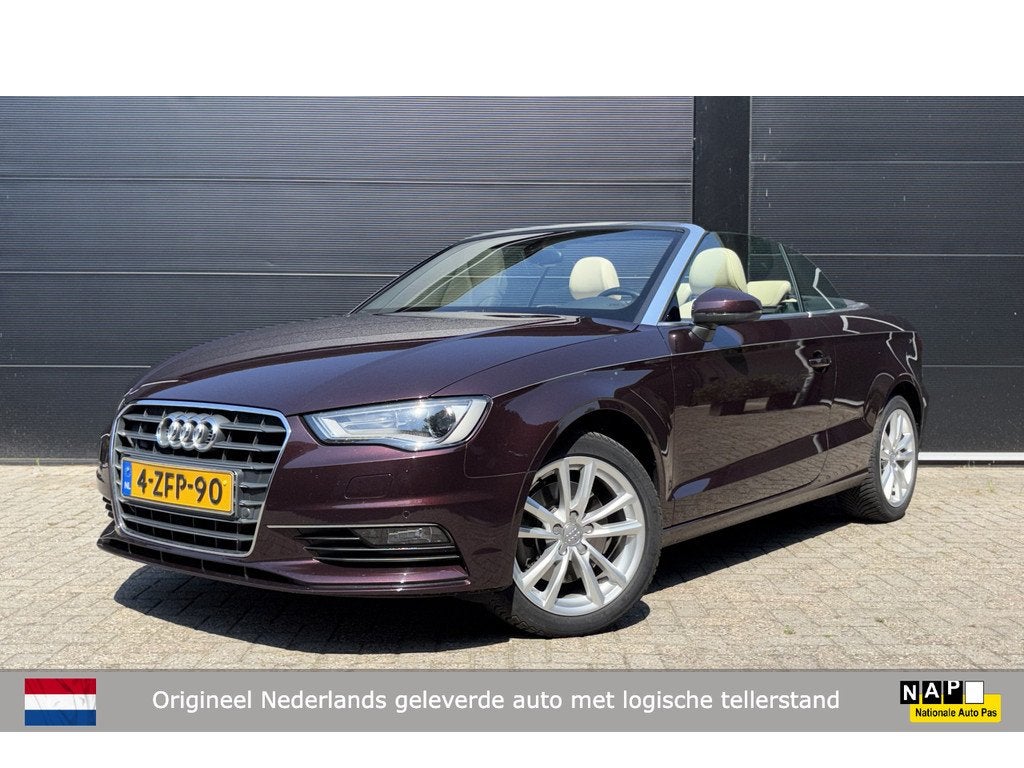 Audi A3 Cabriolet 1.8 TFSI Ambiente Pro Line Plus | Automaat, Auto's, Audi, Gebruikt, 4 cilinders, Cabriolet, 179 pk