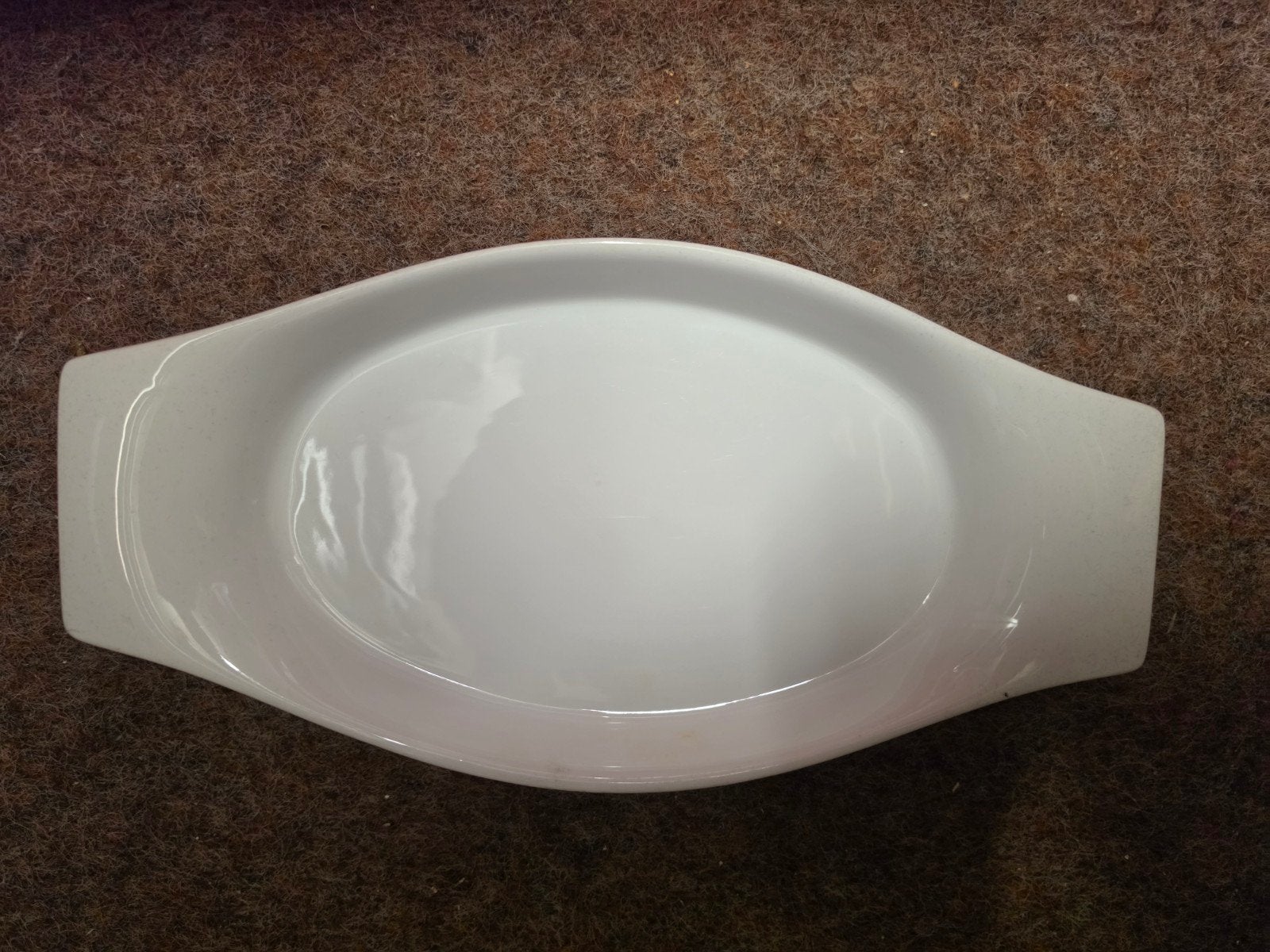 20 Witte Ovale Schalen/borden - Vega - 24cm, Huis en Inrichting, Ophalen, Gebruikt, Porselein of Keramiek, Schaal