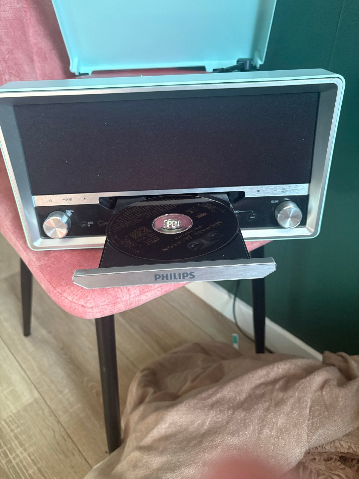 Philips Platenspeler met CD-speler en Bluetooth, Ophalen, Gebruikt, Platenspeler, Philips