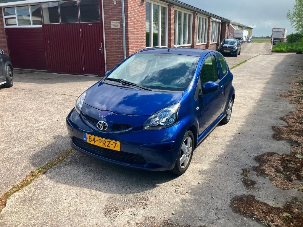 Toyota Aygo 1.0 12V Vvt-i 3DRS MMT 2007 Blauw, Lage KM, Auto's, Voorwielaandrijving, 68 pk, Handgeschakeld, Particulier