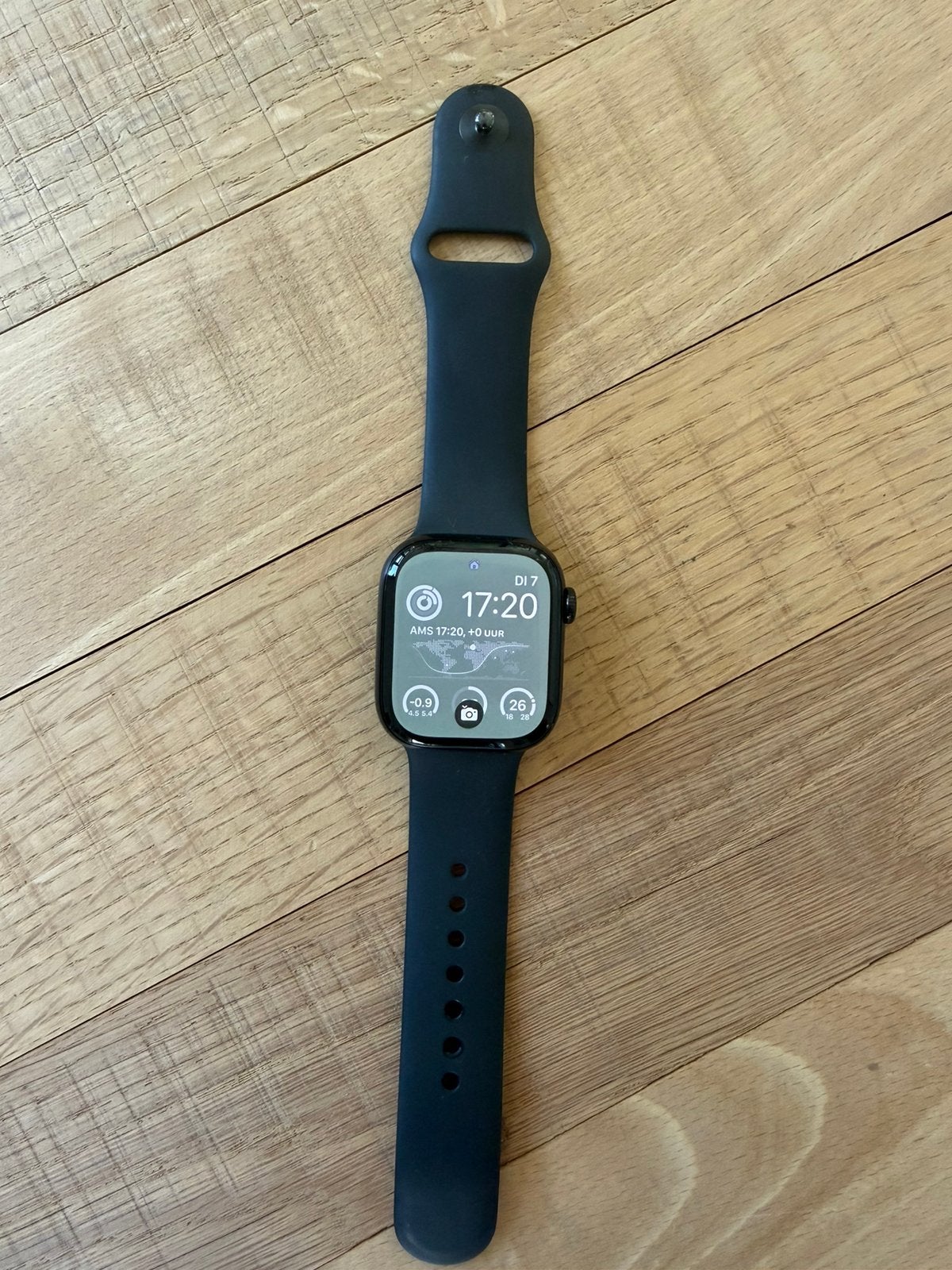 Apple Watch Series 10 – zo goed als nieuw – sporthorloge, Ophalen of Verzenden, Zo goed als nieuw, Zwart, IOS
