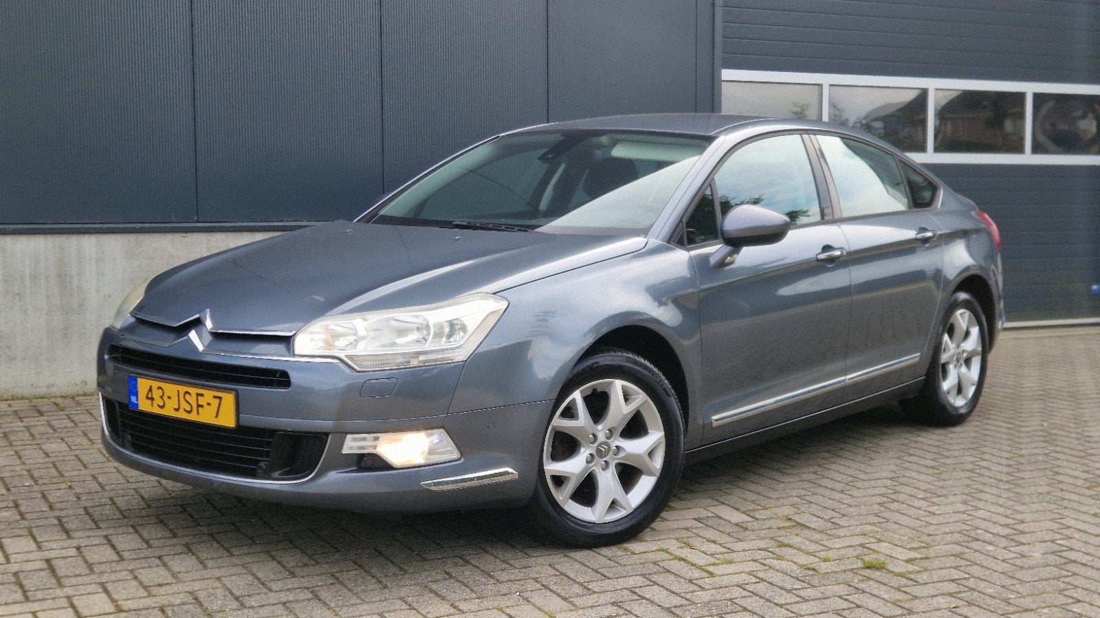 Citroën C5 1.8 16V 4D 2009 Grijs, Auto's, 125 pk, Zwart, 4 cilinders, 1749 cc