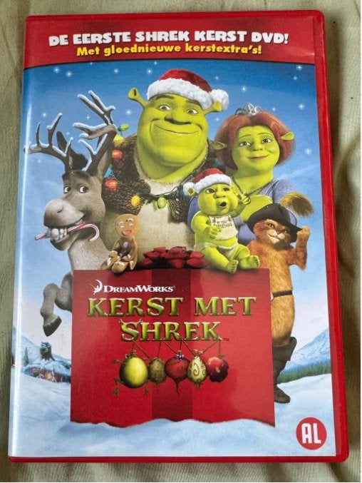 Dvd Kerst met Shrek, Nederlands, Animatie, Nederlands, Ophalen of Verzenden