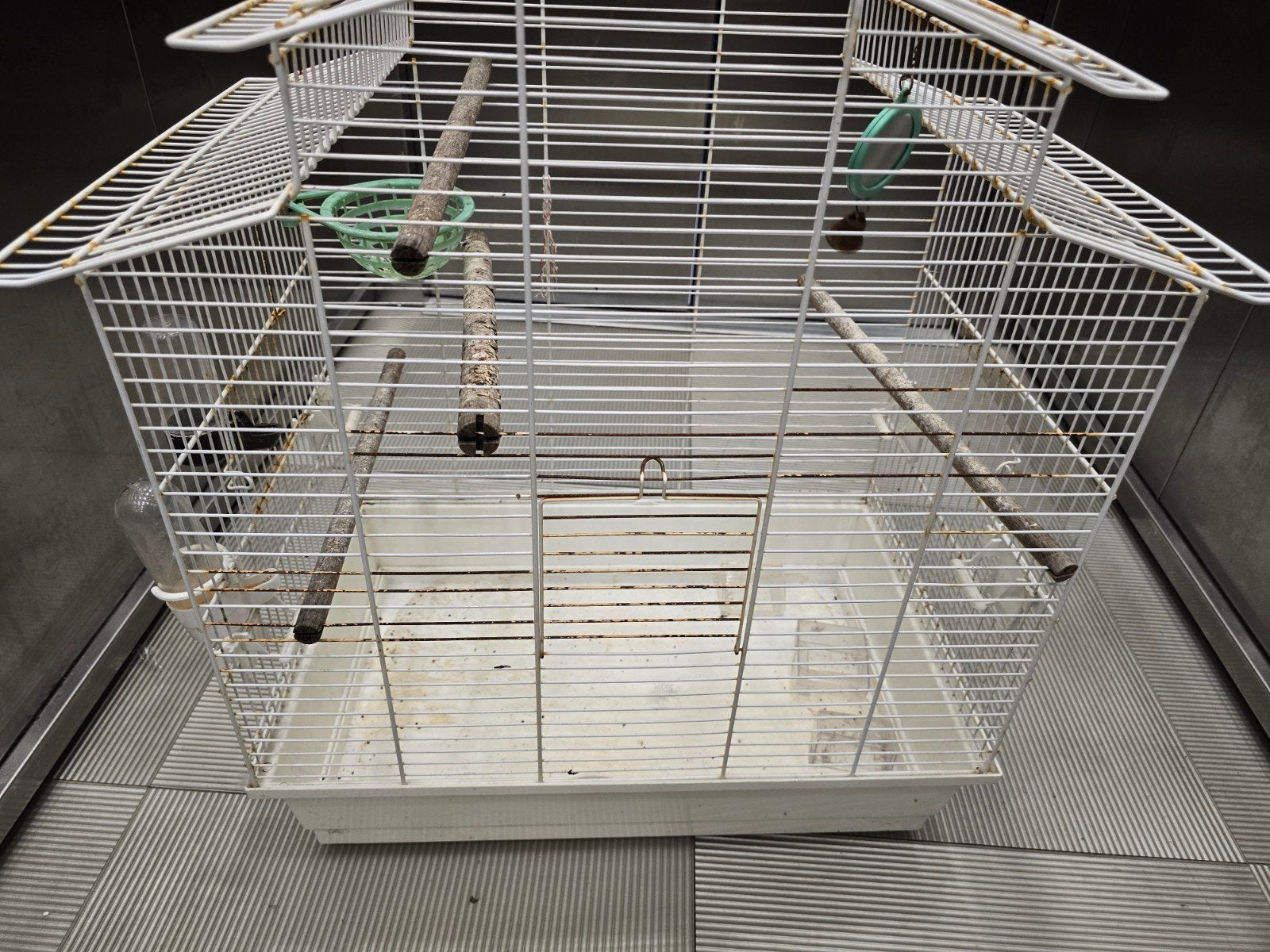 vogelkooi 2 stuks, Ophalen of Verzenden, Zo goed als nieuw, Kooi, Minder dan 60 cm