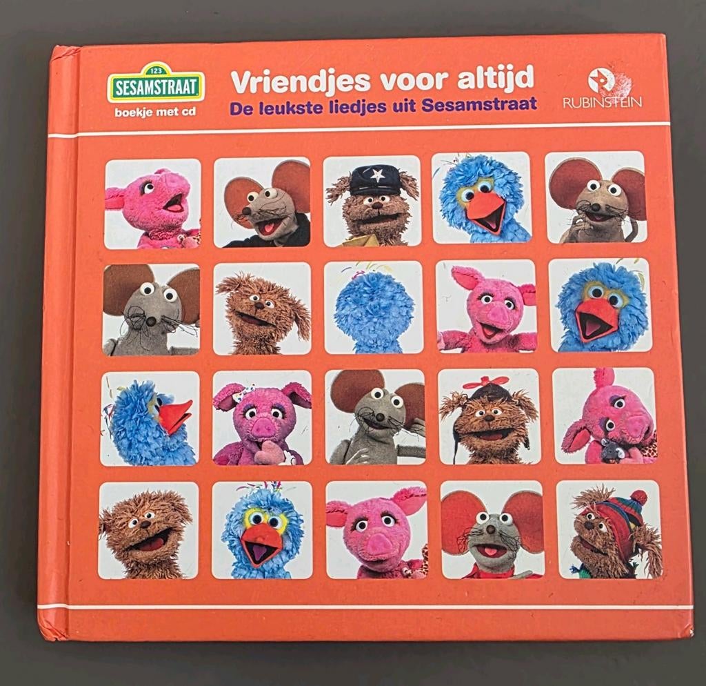 Sesamstraat cd en boekje, 1 speler, Ophalen of Verzenden, Zo goed als nieuw, Vanaf 3 jaar