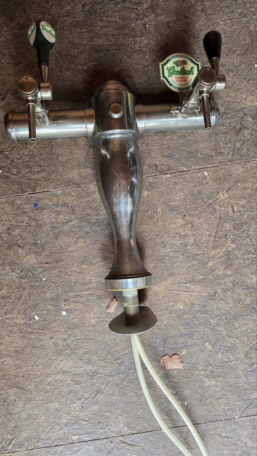 Grolsch biertap met 2 kranen, Ophalen, Gebruikt