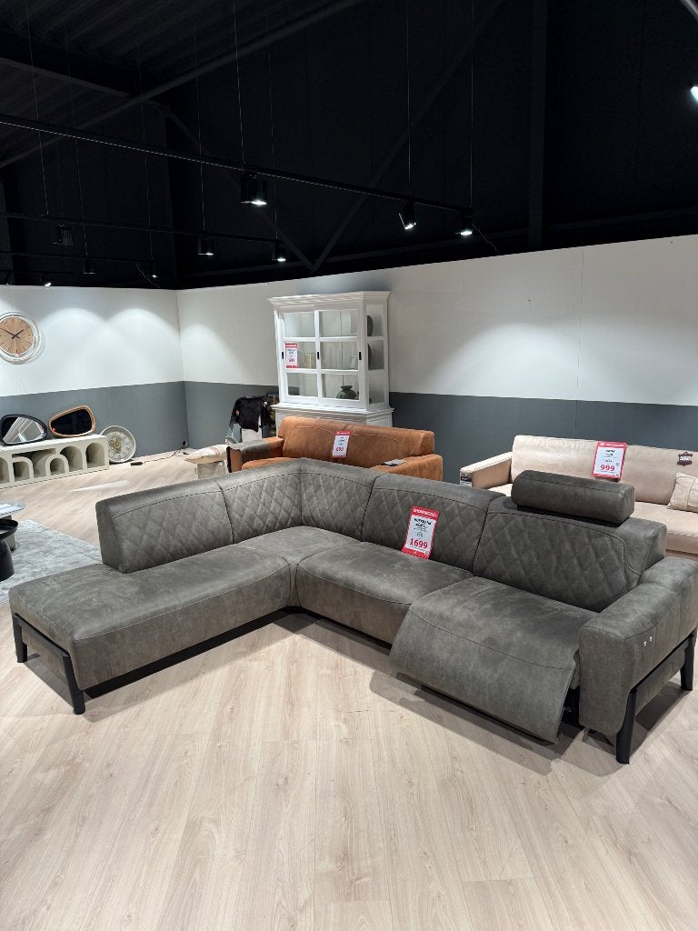 Hoekbank Amarillo 290x230 | Incl. relaxsysteem | €1699, Ophalen of Verzenden, Nieuw, 150 cm of meer, Vierpersoons of meer