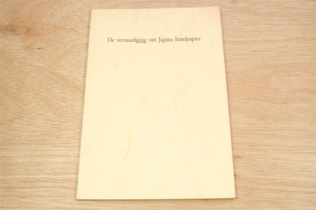 Japans Handpapier — Vervaardiging & Techniek, Ophalen of Verzenden, Gelezen