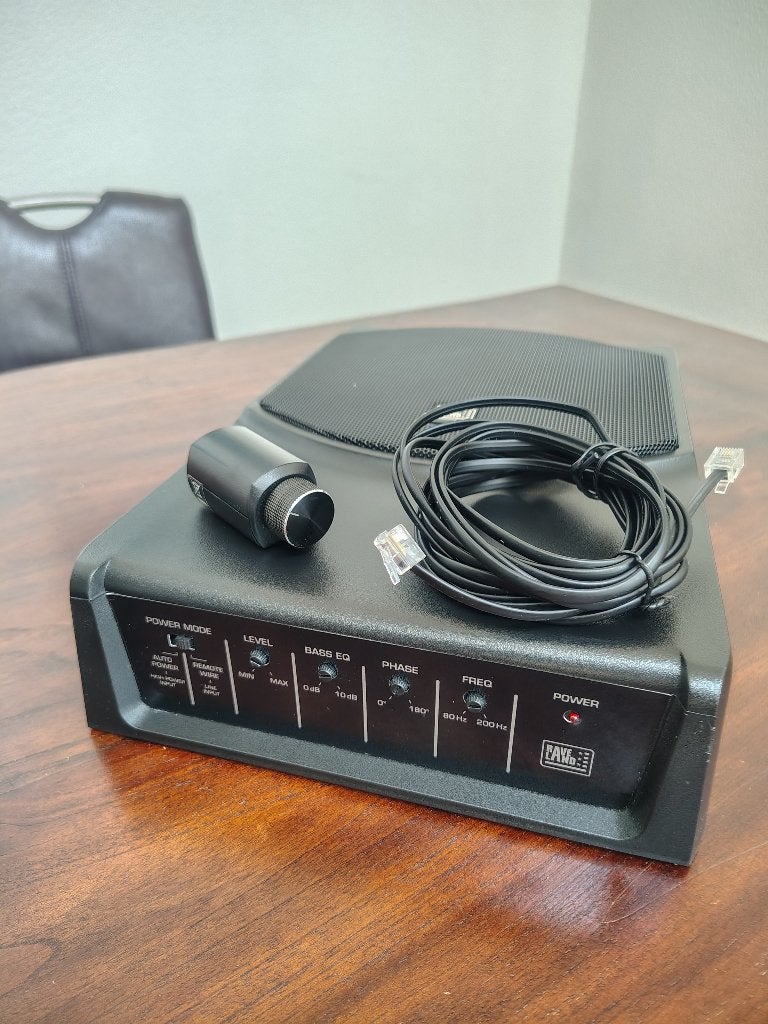 Raveland Flatsub FS8 600W/200W RMS car subwoofer, Auto diversen, Autospeakers, Ophalen of Verzenden, Zo goed als nieuw