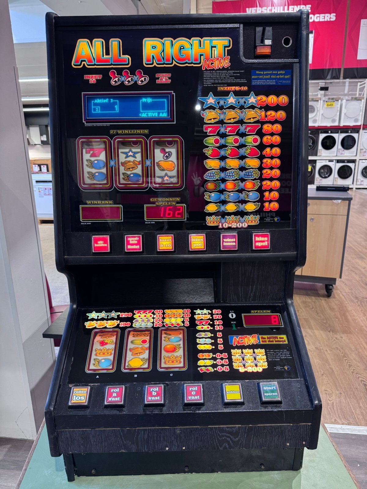 Superleuke tafel gokkast, Verzamelen, Automaten | Gokkasten en Fruitautomaten, Euro, Ophalen, Zo goed als nieuw