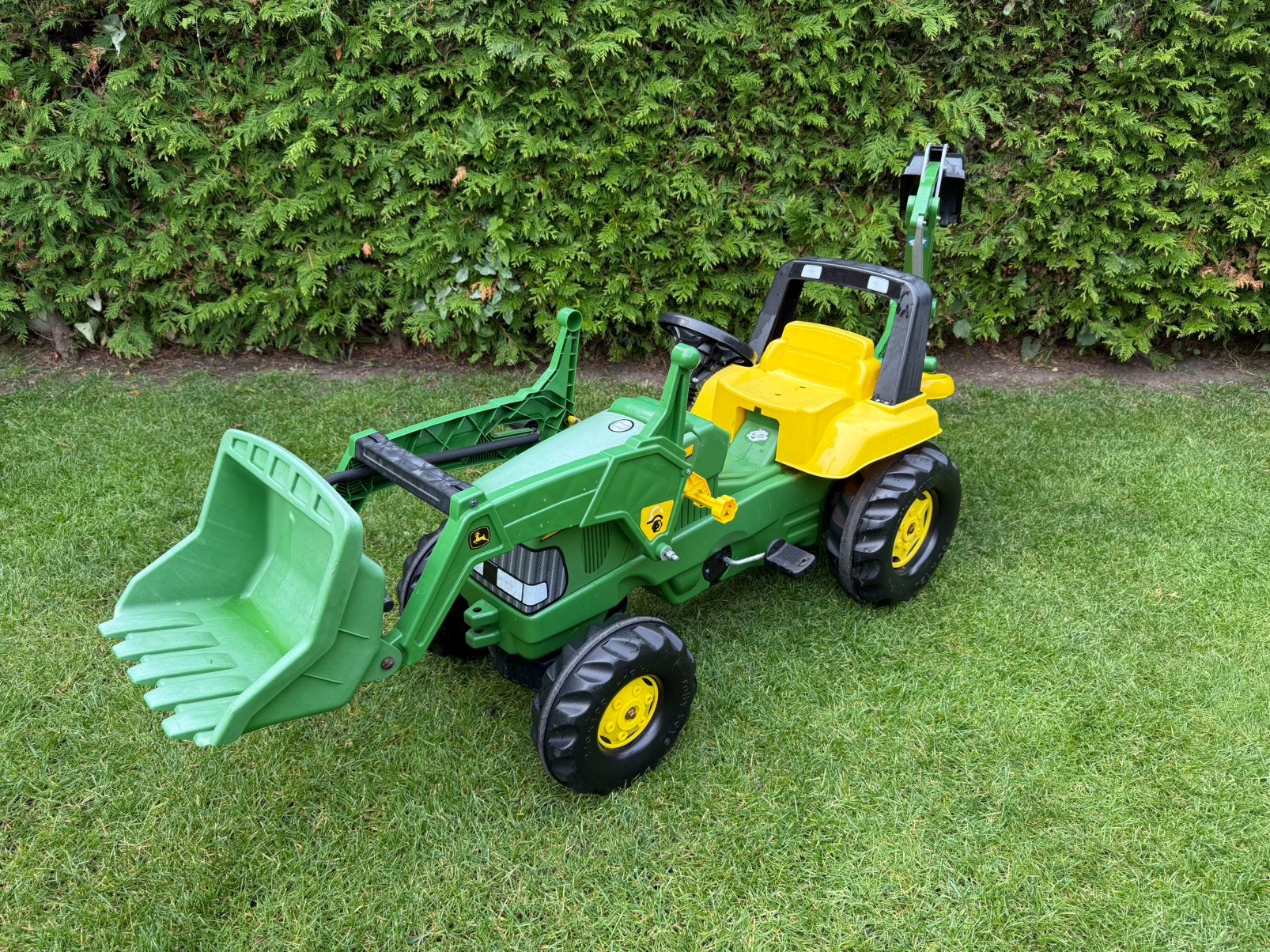 Traptrekker Rolly toys met voorlader en graafmachine., Ophalen, Zo goed als nieuw, Overige merken