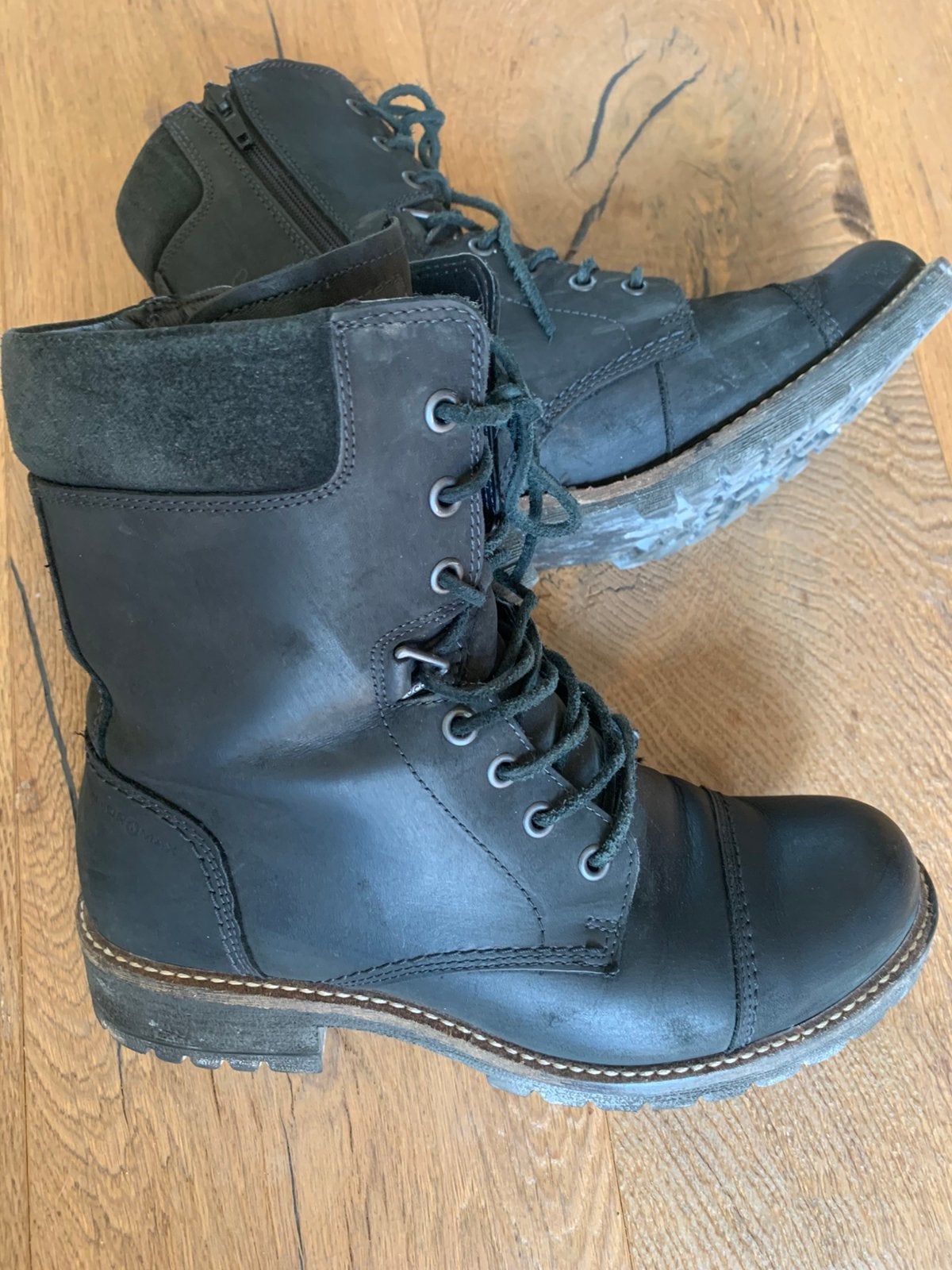Ecco hoge schoenen of laarsjes, Zwart, Lage of Enkellaarzen, Ophalen of Verzenden, Gedragen