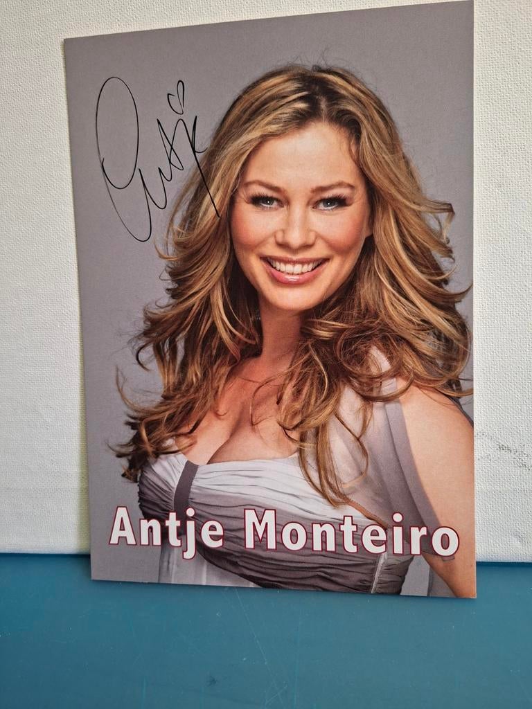 ANTJE EN ROMY MONTEIRO, Verzenden, Nieuw, Foto of Kaart, Gesigneerd