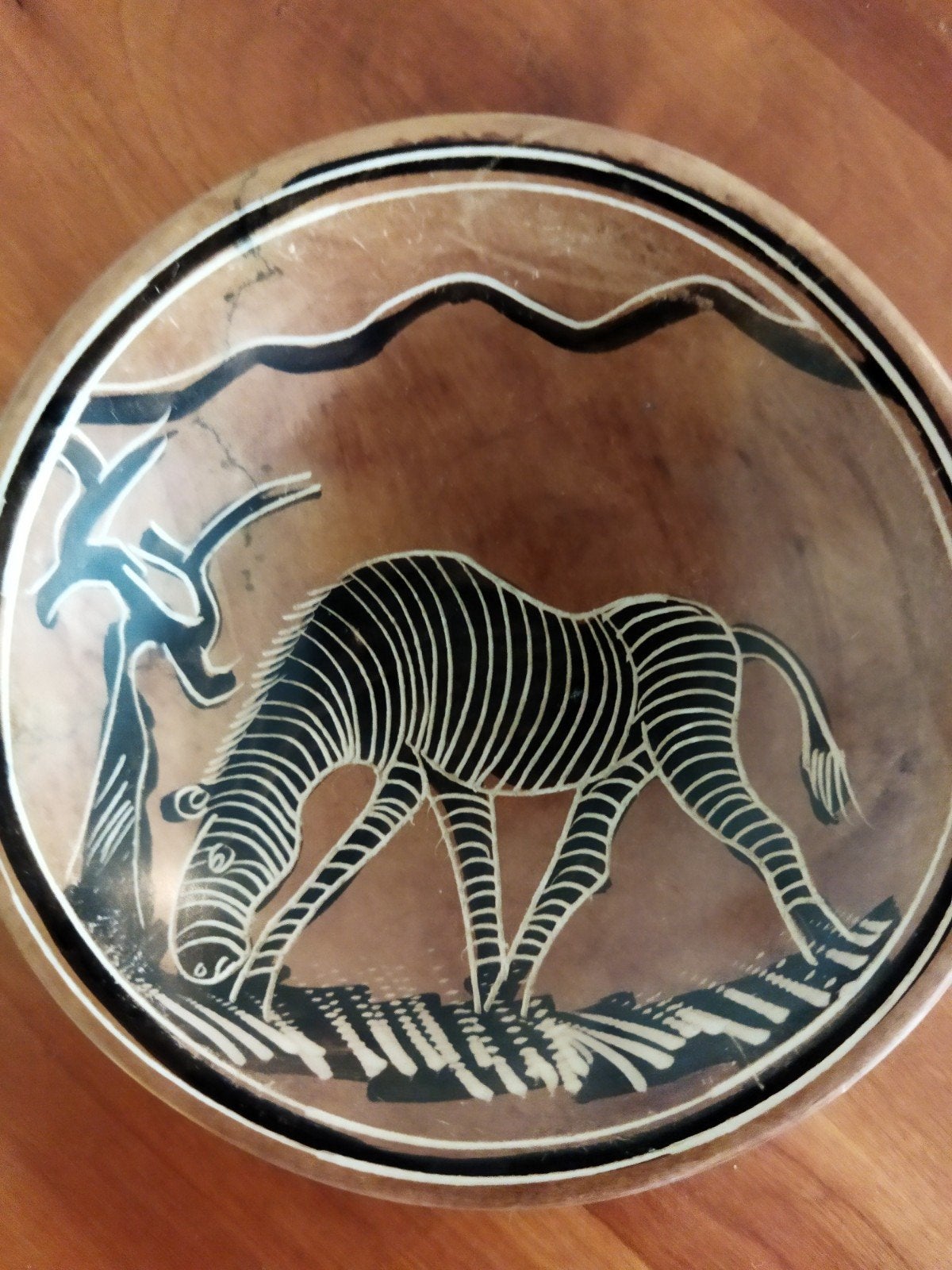 Zeepstenen schaaltje Zebra, Ophalen of Verzenden