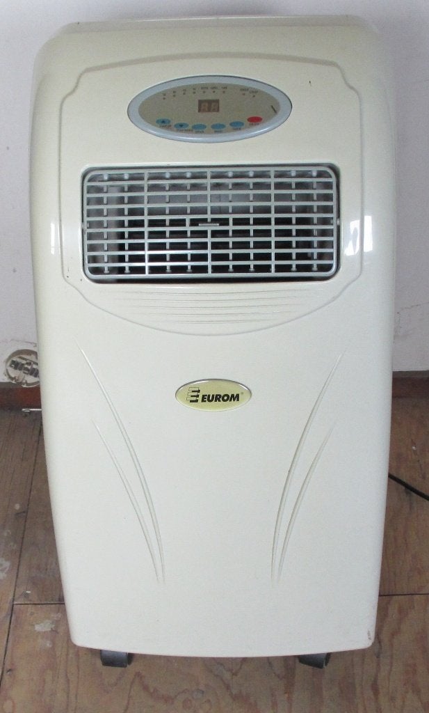 mobiele airco Eurom, werkt perfect! Draaiend te zien., Witgoed en Apparatuur, Airco's, Ophalen, Minder dan 60 m³, 3 snelheden of meer