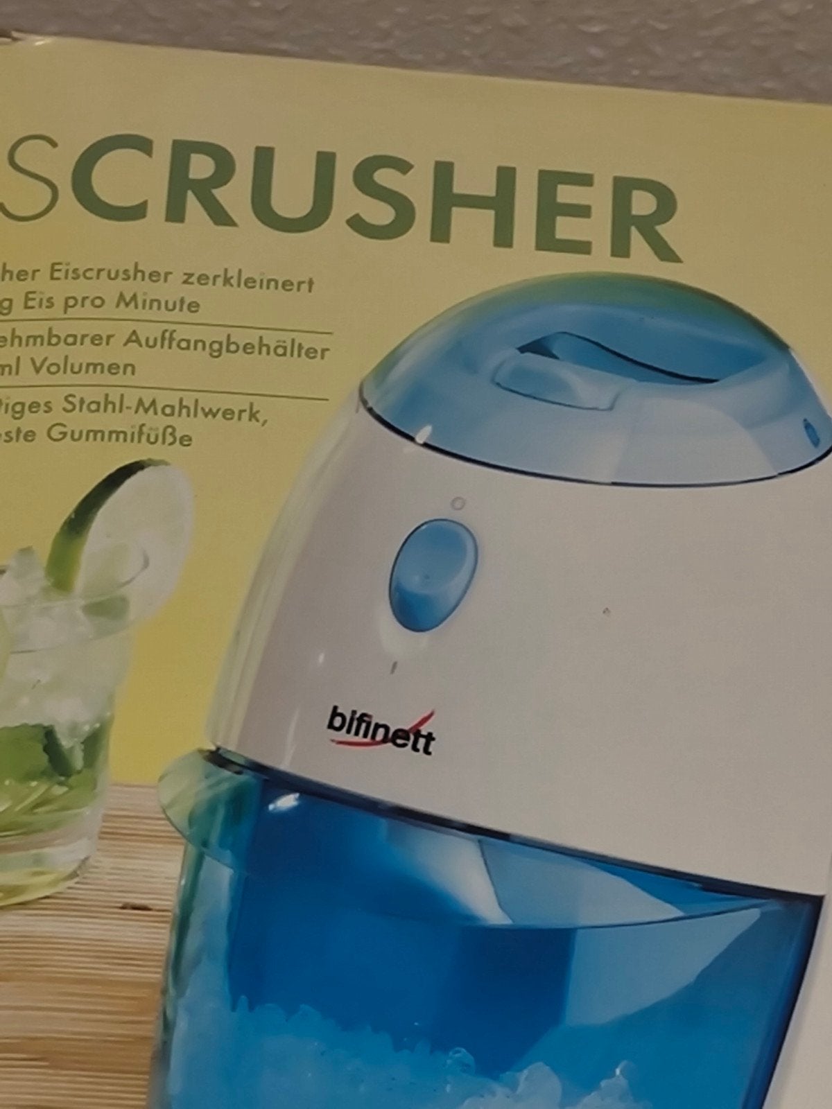 Bifinett KH 660 Elektrische IJscrusher, Ophalen of Verzenden, Gebruikt