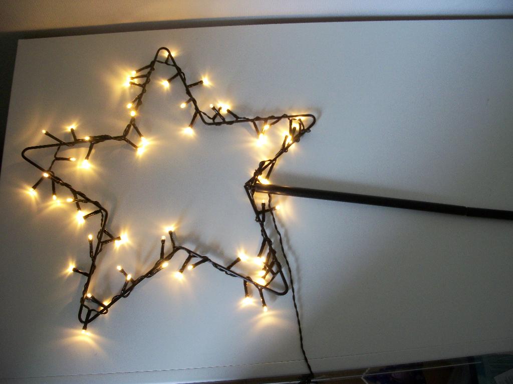 Kerstster Verlichting voor buiten - 60 Led - 90 hoog - zgan, Diversen, Kerst, Ophalen of Verzenden