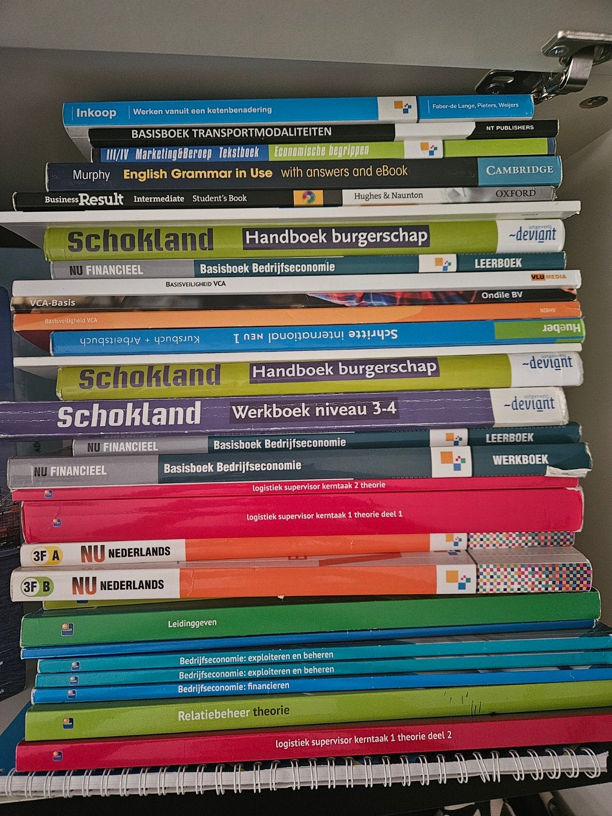 studieboeken logistiek, Ophalen