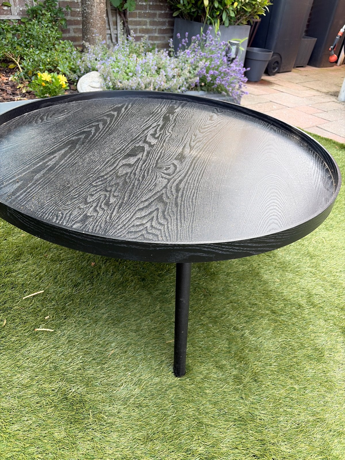 Woood salontafel mesa xl, Ophalen, Rond, 50 tot 100 cm, Zo goed als nieuw
