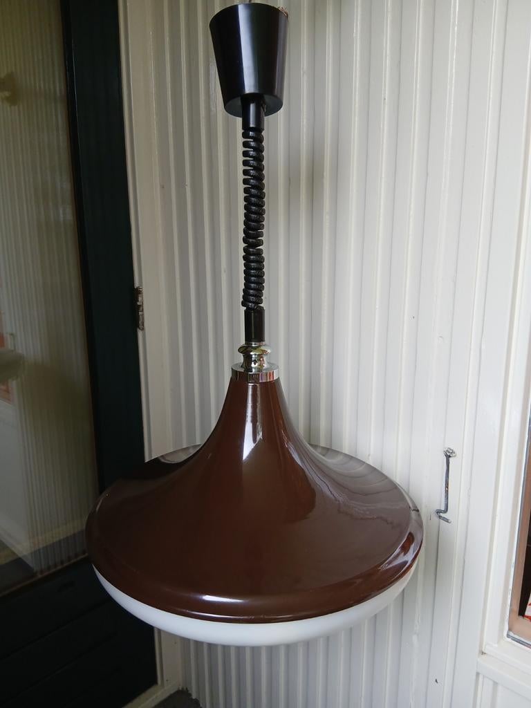 Space Age UFO hanglamp - Prachtig licht, nette staat, Ophalen