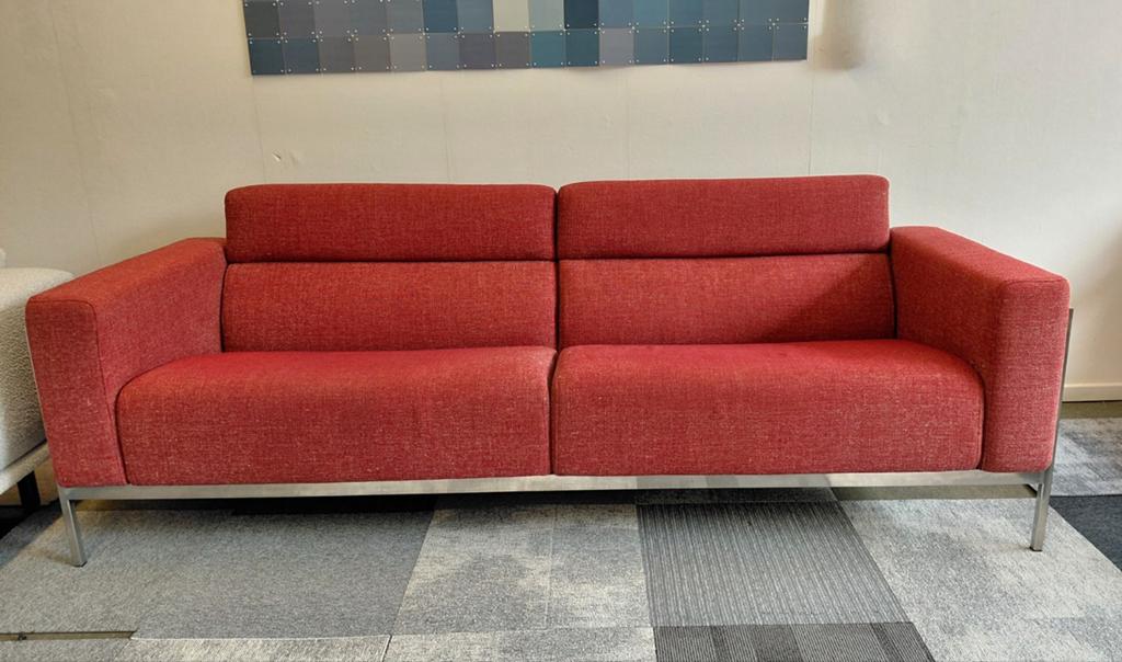 Harvink Kadanz | 3 zits + Fauteuil + hocker | Rood, Gebruikt, Harvink, Info@andriesign.nl, Ophalen of Verzenden