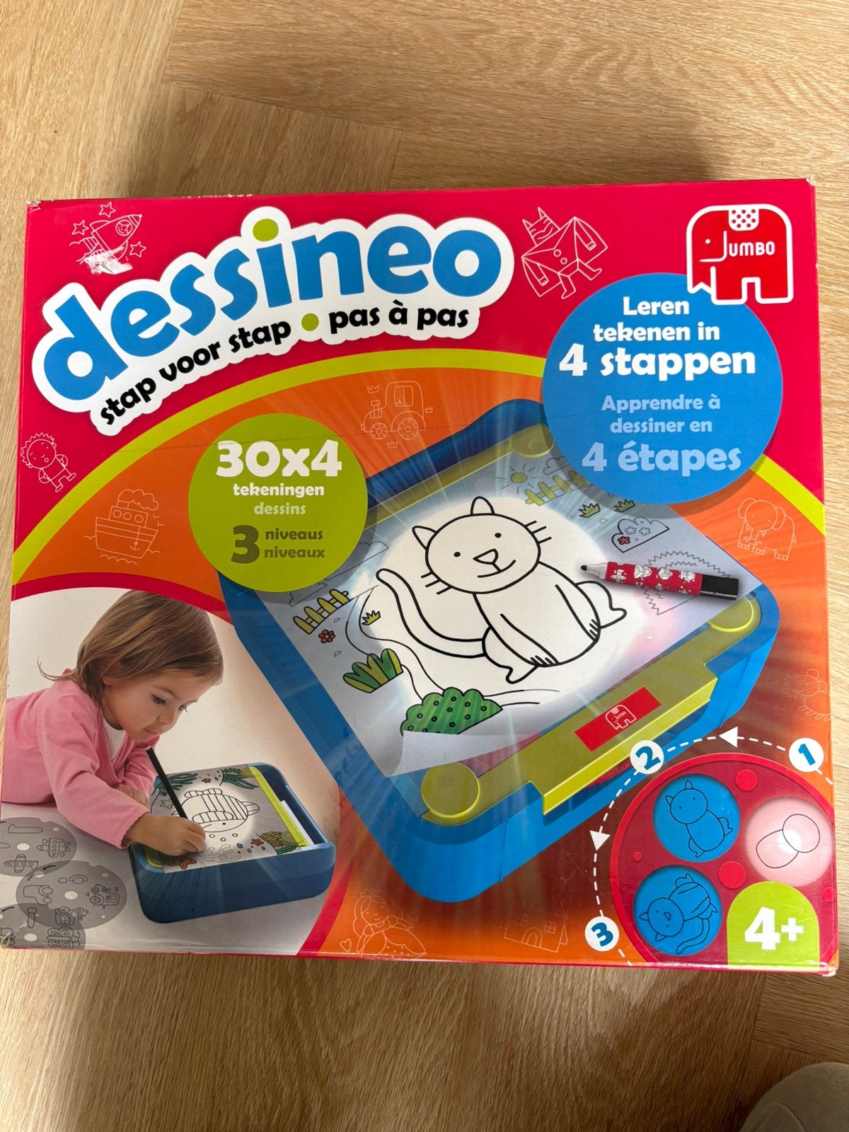 Jumbo Dessineo: Leren Tekenen in 4 Stappen, Ophalen of Verzenden, Gebruikt, Knutselen