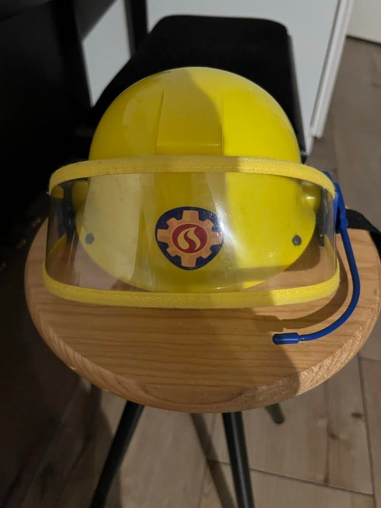 Brandweerman Sam helm met vizier en microfoon, Kinderen en Baby's, Speelgoed | Educatief en Creatief, Gebruikt, Knutselen, Ophalen