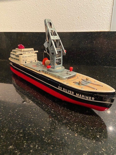 SS Silver Mariner tintoy carco schip Japan Bandai batt.1962, Ophalen of Verzenden