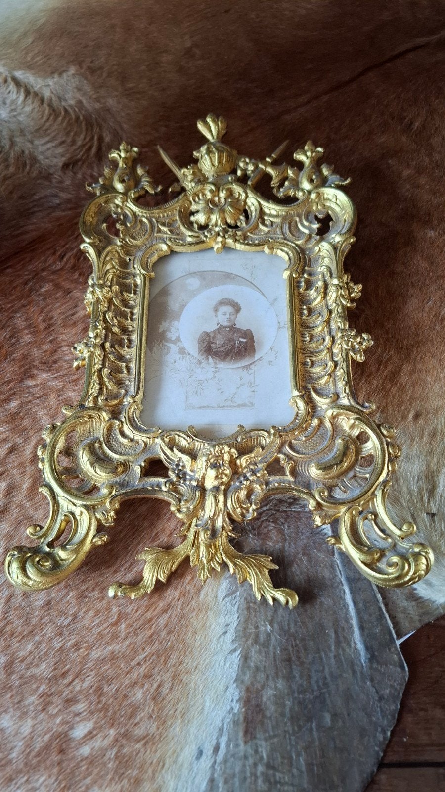 fotolijst eind 19 de. eeuw, Antiek en Kunst, Ophalen of Verzenden