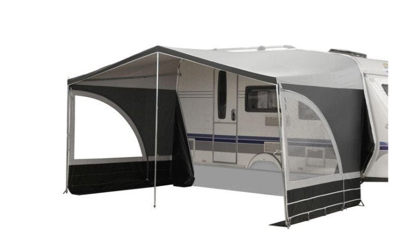 Obelink Panorama Grey 240 Incl Voorwand en Gordijnen set, Ophalen, Zo goed als nieuw, Overige merken