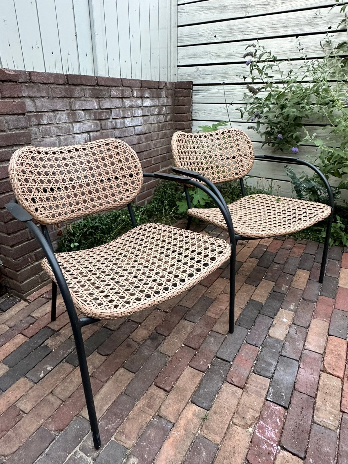 Tuinstoelen Set, Tuin en Terras, Ophalen, Zo goed als nieuw, Kunststof, Stapelbaar