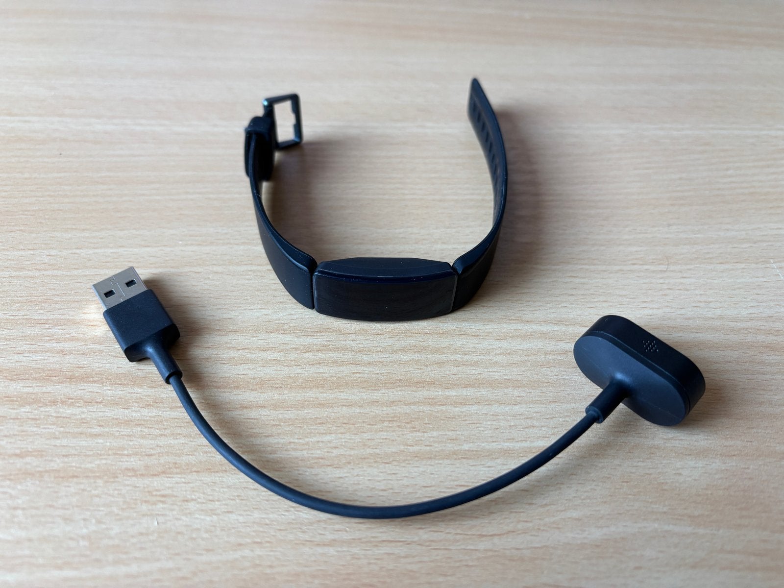 Fitbit Inspire HR met oplader, Ophalen, Zo goed als nieuw, Zwart, Android