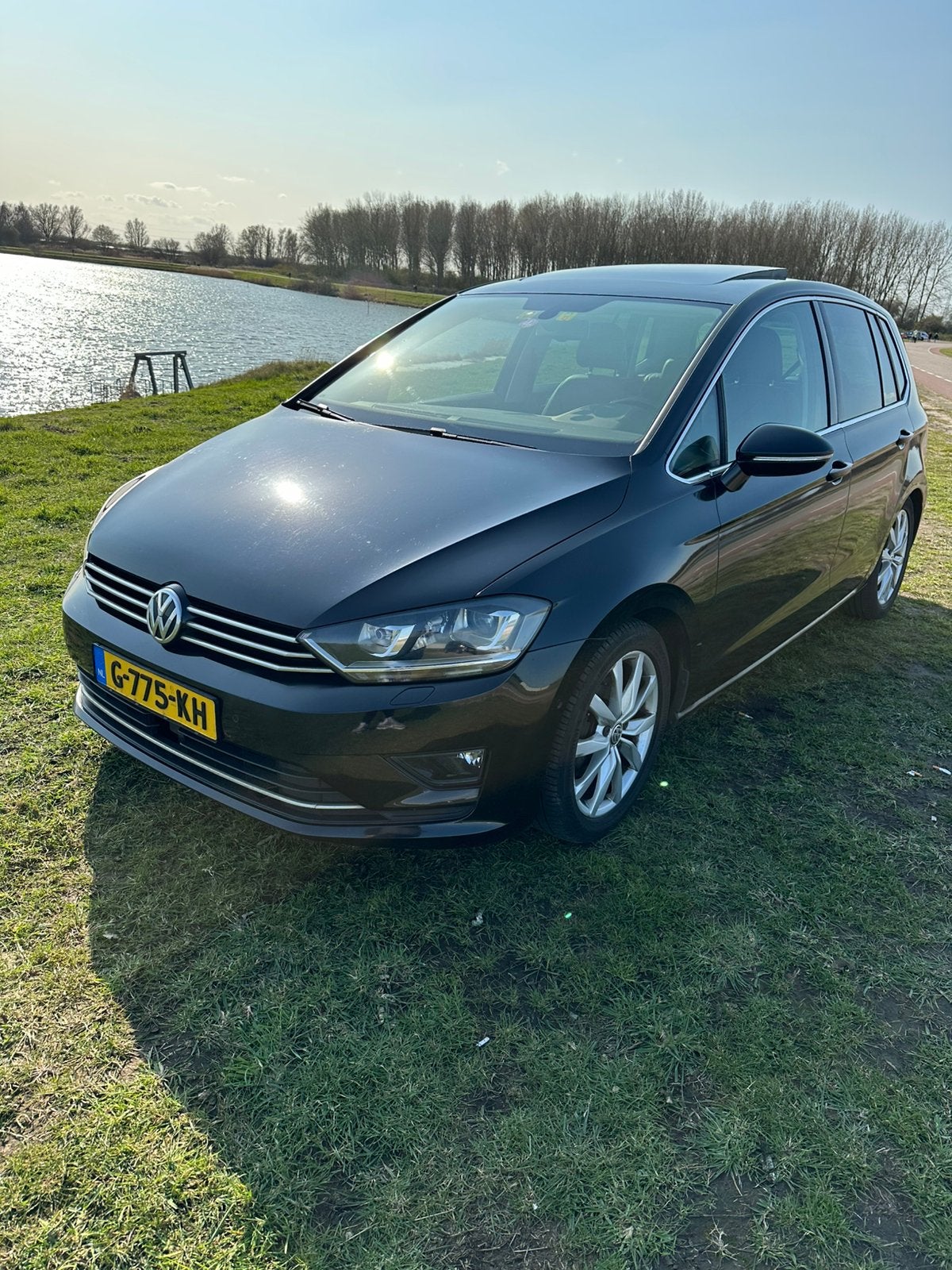 VW Golf Sportsvan 1.4 TSI 150pk DSG-7 | PANO | KEYLESGO|VOLL, Auto's, Dealer onderhouden, 700 kg, Zwart, Particulier