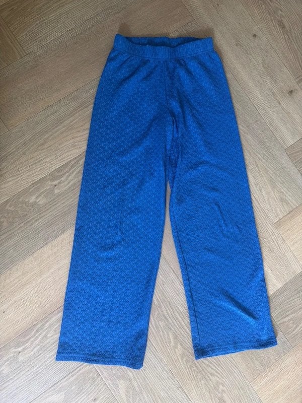 WE broekjes blauw en zilver maat 146 broek, Kinderen en Baby's, Kinderkleding | Maat 146, Ophalen of Verzenden, Zo goed als nieuw