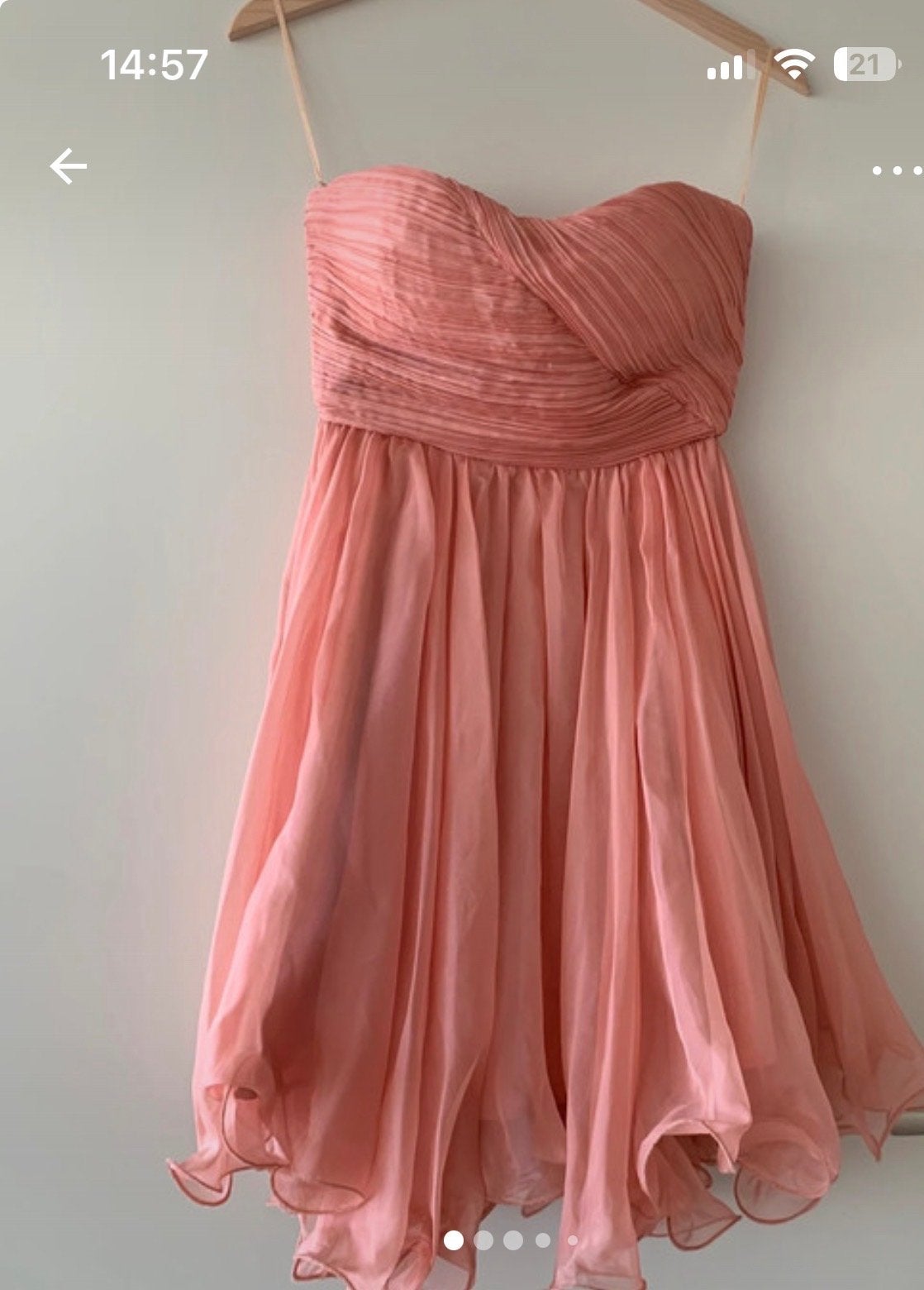 Nieuw Mooie roze strapless Galajurk, Ophalen of Verzenden, Nieuw, Roze, Boven de knie