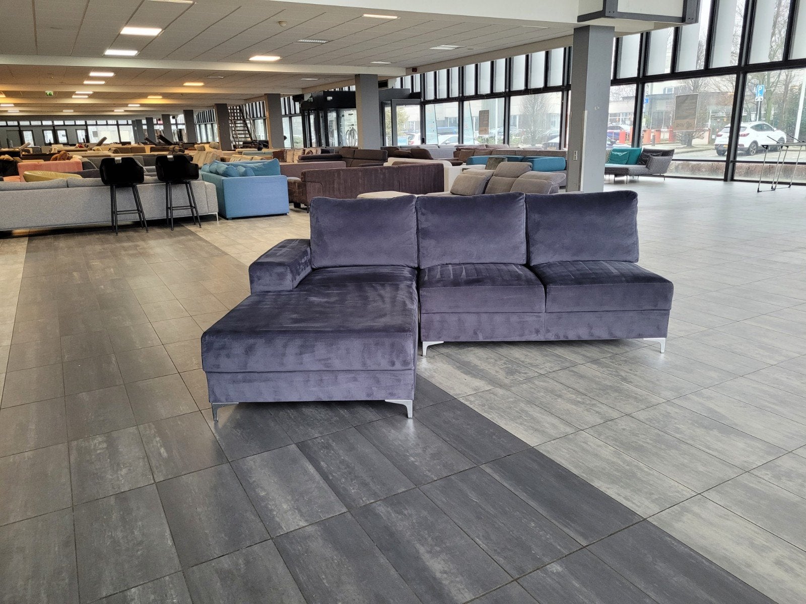 Foto 11 van ✅️️️️️️️️️️️ GEREINIGD velvet hoekbank 260x180 | BEZORGEN
