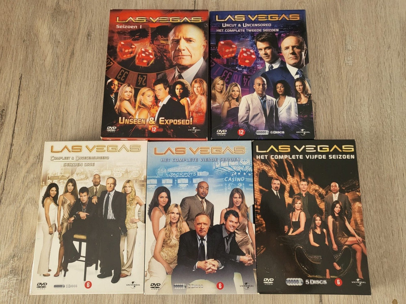 Las Vegas - Seizoen 1 t/m 5 DVD Boxset, Ophalen, Zo goed als nieuw