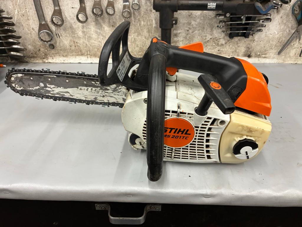 Stihl MS 201 TC Kettingzaag - Gebruikt, Ophalen, Gebruikt, 70 mm of meer, Kettingzaag