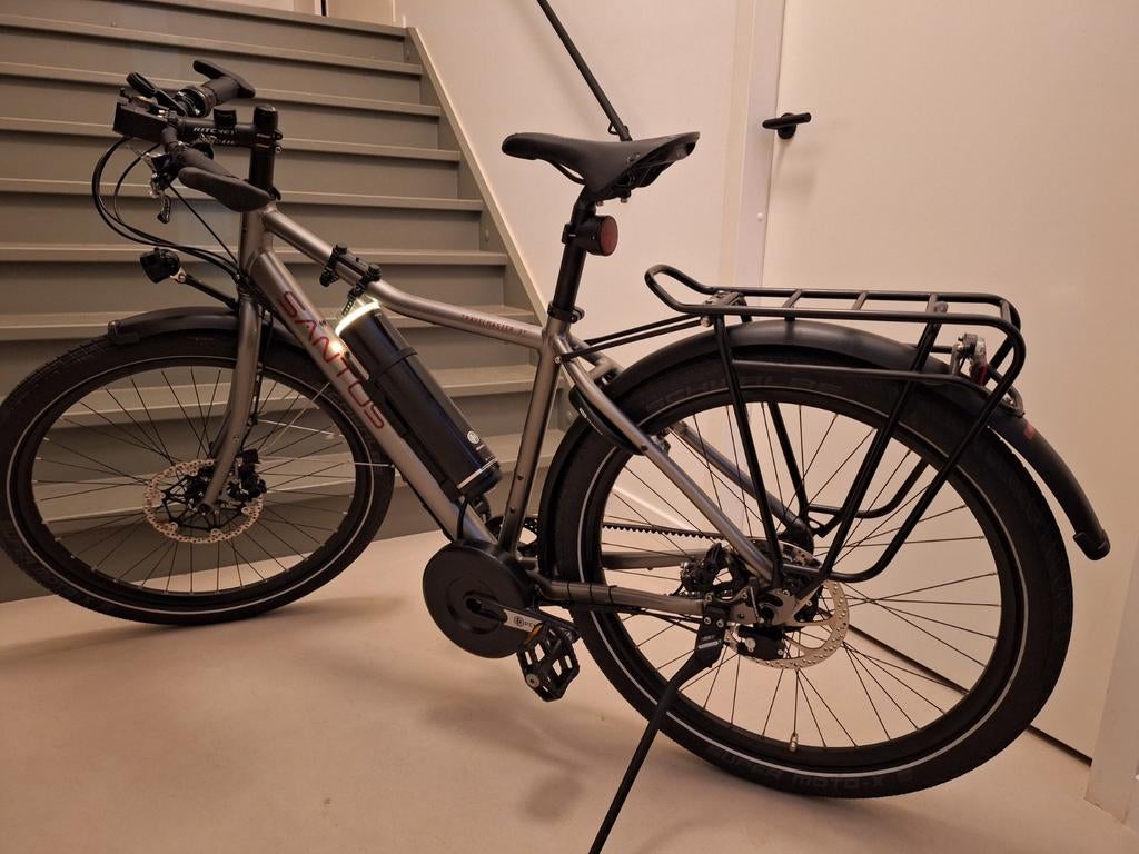 Santos Travelmaster 3+ Pendix gun metallic, Fietsen en Brommers, Ophalen of Verzenden, Zo goed als nieuw, Overige merken
