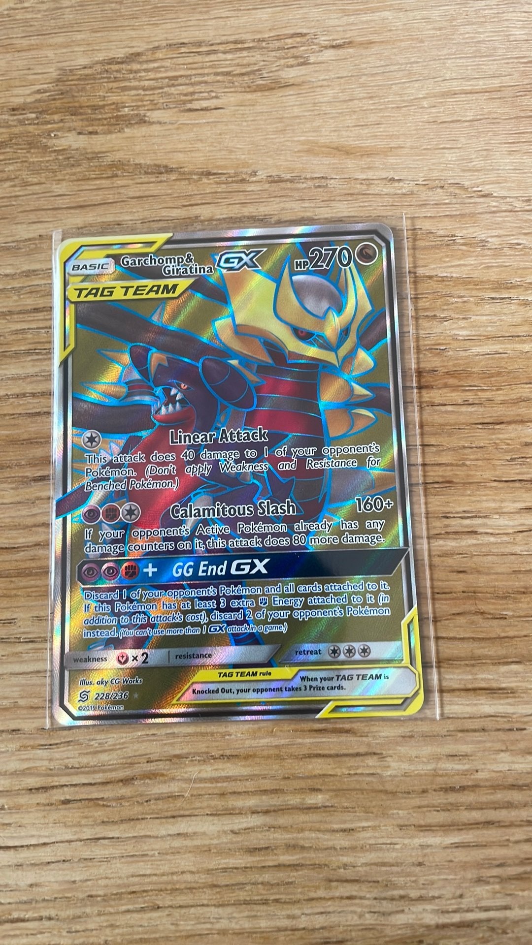 Pokémon Garchomp & Giratina GX 228/236 – Unified Minds, Hobby en Vrije tijd, Verzamelkaartspellen | Pokémon, Ophalen of Verzenden
