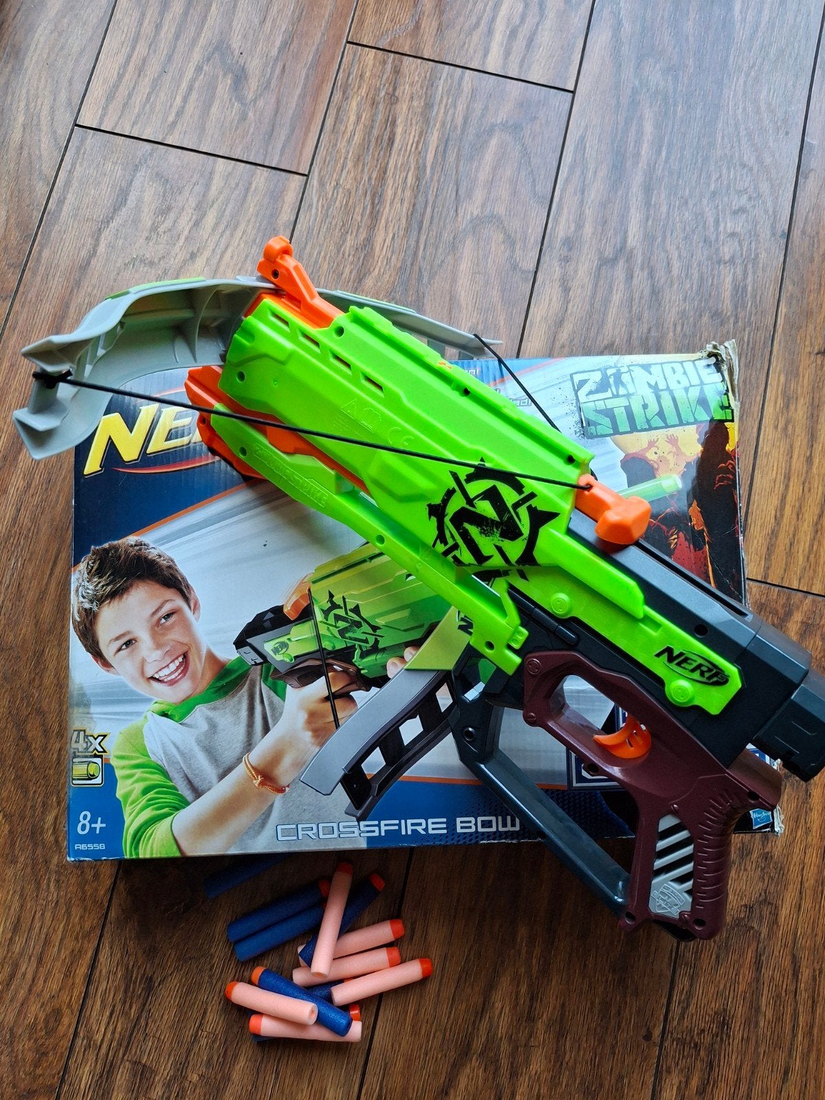 Nerf crossfire bow zombie strike
+ 13 pijltjes, Ophalen of Verzenden, Gebruikt